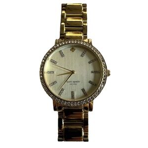 Kate Spade New York 0358 Women's Gold Stainless Steel Analog Dial Watch